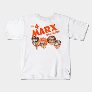 The 4 Marx Brothers Kids T-Shirt